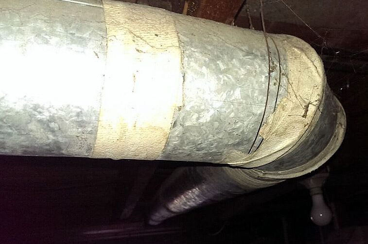 Image illustrating asbestos duct tape