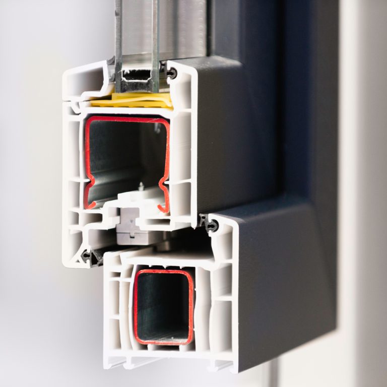 Double paned window cutaway showing how window seals work