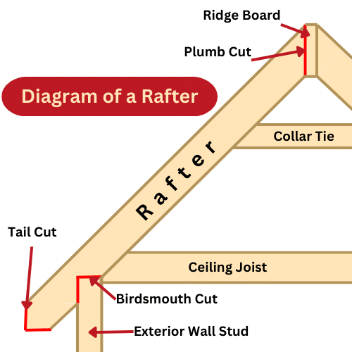 learn the parts of a rafter