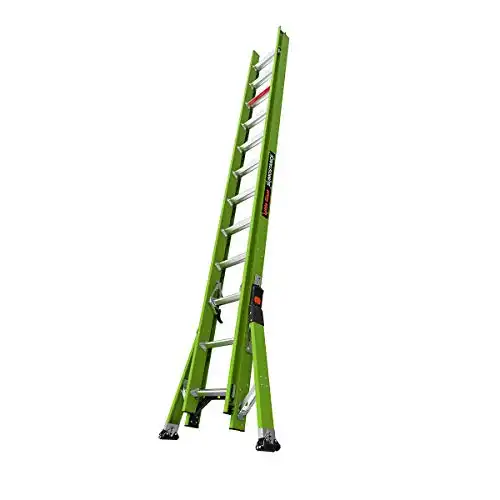 Little Giant Ladders, SumoStance, 24 ft Extension Ladder, Fiberglass,300 lbs rating