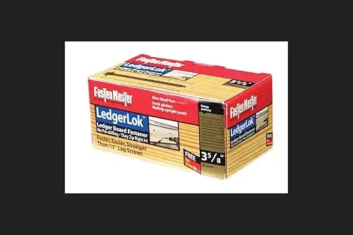 FastenMaster FMLL358-50 LedgerLOK Ledger Board Fastener, 3-5/8 Inches, 50-Count , Gray