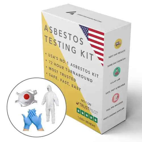 Asbestos Test Kit (Quality PPE Included) - 4 Tests Inluded